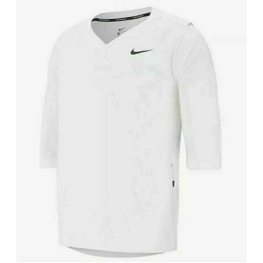 Nike Mens Baseball Jacket 3/4 Hot Jacket Pullover 3/4‎ Sleeve V-Neck Medium